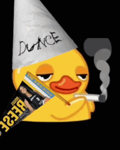 Cartoon Characters With Triangles On Faces GIF