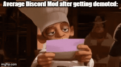 Cartoon Chef Holding Paper GIF