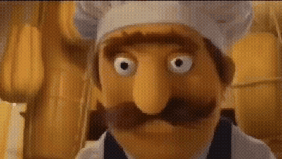 Cartoon Chef With Mustache And Chef Hat GIF