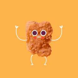 Cartoon Chicken Nugget Meme Dancing GIF