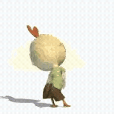 Cartoon Chicken With Glasses And Red Crest Dancing GIF