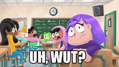 Cartoon Classroom Saying Uh Wut GIF