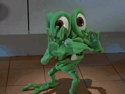 Cartoon Climbing Brick Wall Holding Wood GIF