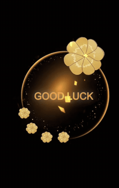 Cartoon Clover Saying Good Luck Today Judy GIF
