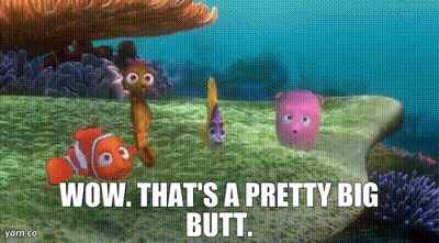 Cartoon Clown Fish With Nemo GIF