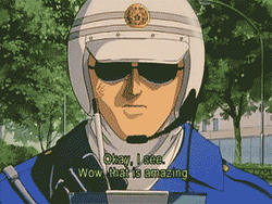Cartoon Cop Ken Nakajima GIF