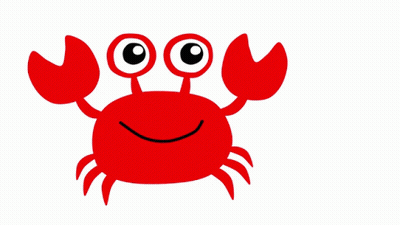 Cartoon Crab Saying Meeeoww Mrrp GIF