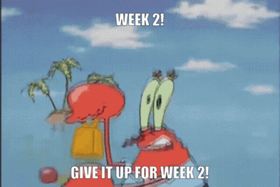 Cartoon Crab Saying Week 2 GIF