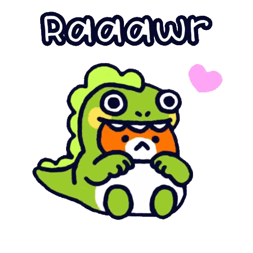 Cartoon Crocodile Raaawr Sticker