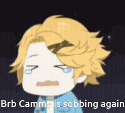 Cartoon Crying Says Brb Cammy Sobbing Again GIF