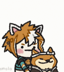 Cartoon Cute Gorou Genshin GIF