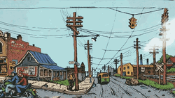 Cartoon Daily Transportation GIF