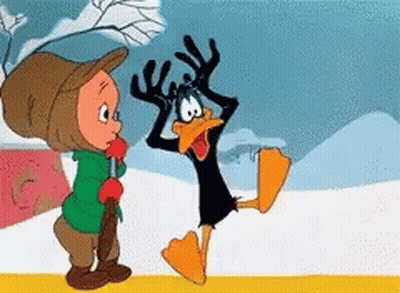 Cartoon Deer Standing On Hind Legs GIF