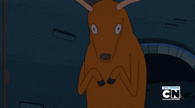 Cartoon Deer With CN GIF