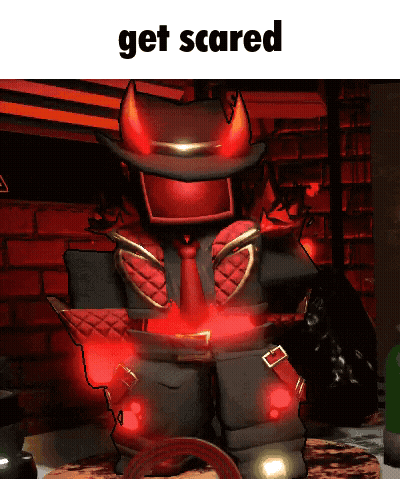 Cartoon Devil Get Scared GIF