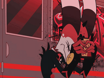 Cartoon Devil Holding Cigarette GIF