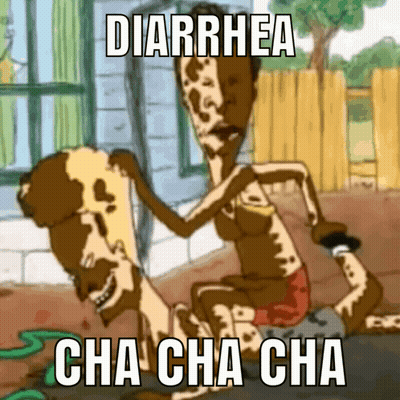 Cartoon Diarrhea Cha Cha Cha GIF