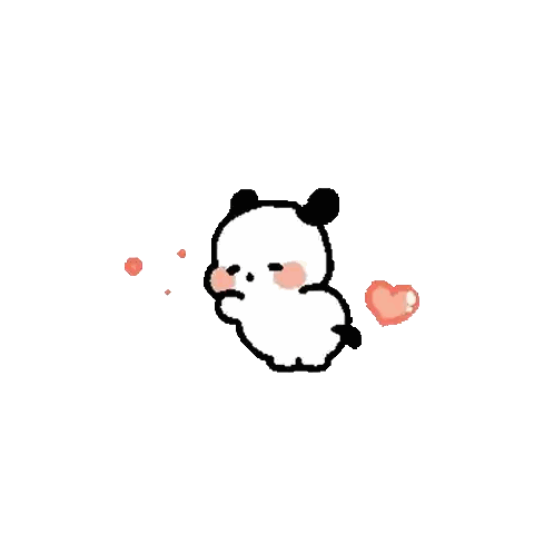 Cartoon Dog Blowing Kiss With Heart Sticker