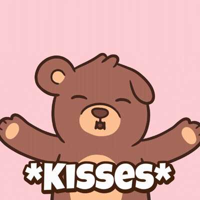 Cartoon Dog Blowing Kisses GIF