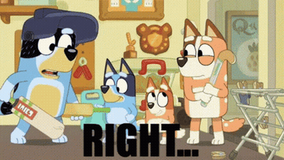 Cartoon Dog Holding Cricket Bat Saying Jaies GIF