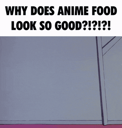 Cartoon Dog Holding Pancakes Why Does Anime Food Look So Good GIF
