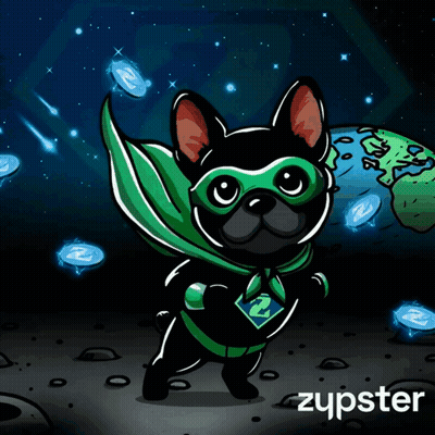 Cartoon Dog In Green Cape Saying Get Back To W Zupster GIF