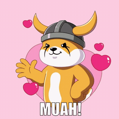 Cartoon Dog In Helmet Saying Muah GIF