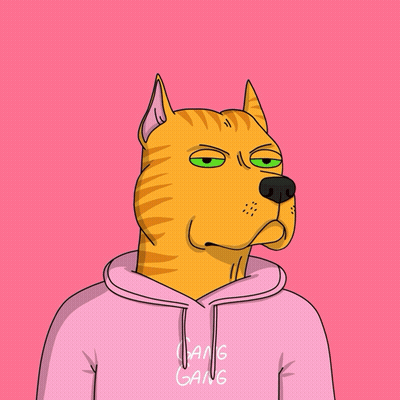 Cartoon Dog In Pink Hoodie Giving Thumbs Up GIF