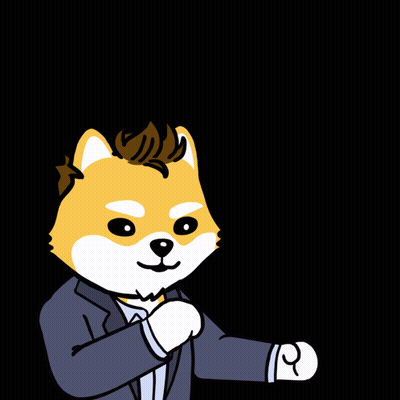 Cartoon Dog In Suit Saying Yesssss GIF