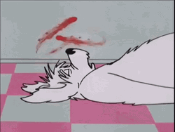 Cartoon Dog Is Dizzy GIF