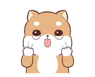 Cartoon Dog Making Funny Face Sticker