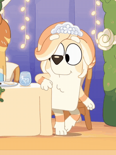 Cartoon Dog Next To Water Glass GIF