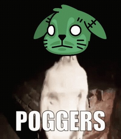 Cartoon Dog Poggers GIF