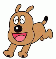 Cartoon Dog Running GIF