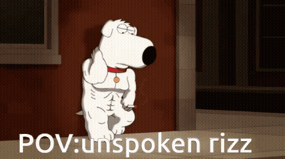 Cartoon Dog Saying Pov Unspoken Rizz