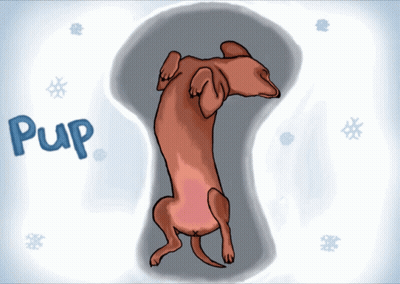 Cartoon Dog Saying Pup GIF