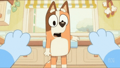 Cartoon Dog Says Maybe You Just Saw Something You Wanted Bluey GIF