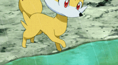 Cartoon Dog Walking On Beach GIF