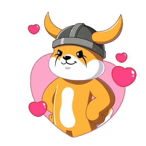 Cartoon Dog Wearing Horned Helmet Sticker