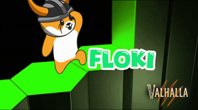 Cartoon Dog Wearing Viking Helmet With Floki GIF
