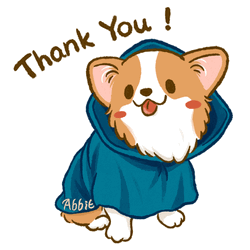 Cartoon Dog Welsh Corgi Thank Yo GIF