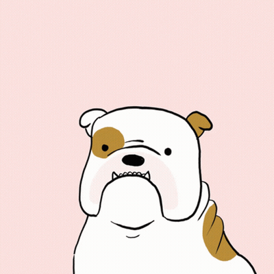 Cartoon Dog With Mouth Open And Tongue Out GIF