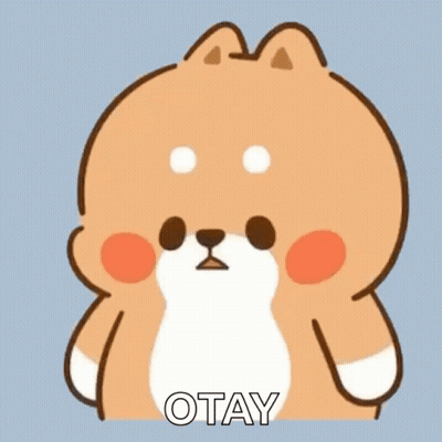 Cartoon Dog With Otay On Chest GIF