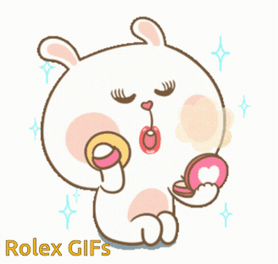 Cartoon Dog With Ponytail And Backpack GIF