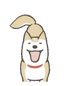 Cartoon Dog With Tongue Out Sticker