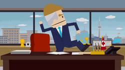 Cartoon Donald Trump Dancing GIF