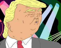 Cartoon Donald Trump Dancing GIF