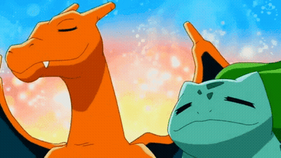 Cartoon Dragon And Frog GIF
