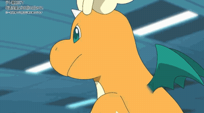 Cartoon Dragon With Chinese Writing GIF