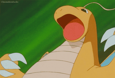 Cartoon Dragon With Mouth Open Saying Charmeleonbucks GIF